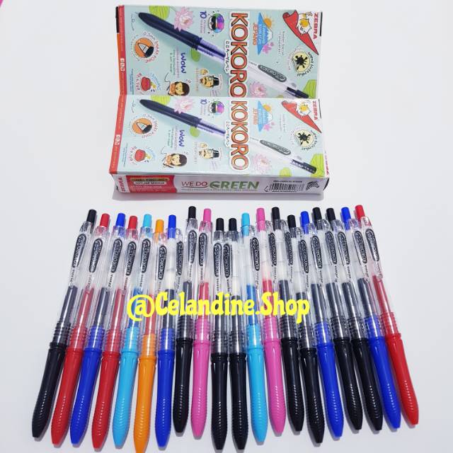

KOKORO 0.5mm 1SET (12pcs) BEBAS PILIH WARNA
