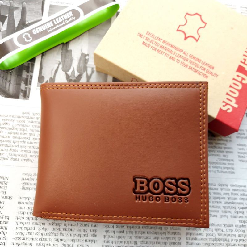 Dompet Pria Branded Tebal Model Lipat Dompet Cowok HucoBos