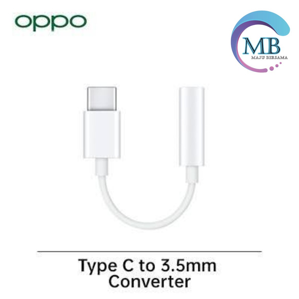 OPPO tipe c To 3.5mm adapter converter audio Jack 3.5mm adapter Headset tipe c original MB688