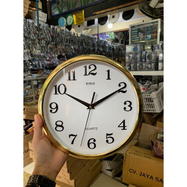 Jam dinding nikko Jam dinding polos minimalis simpel mewah