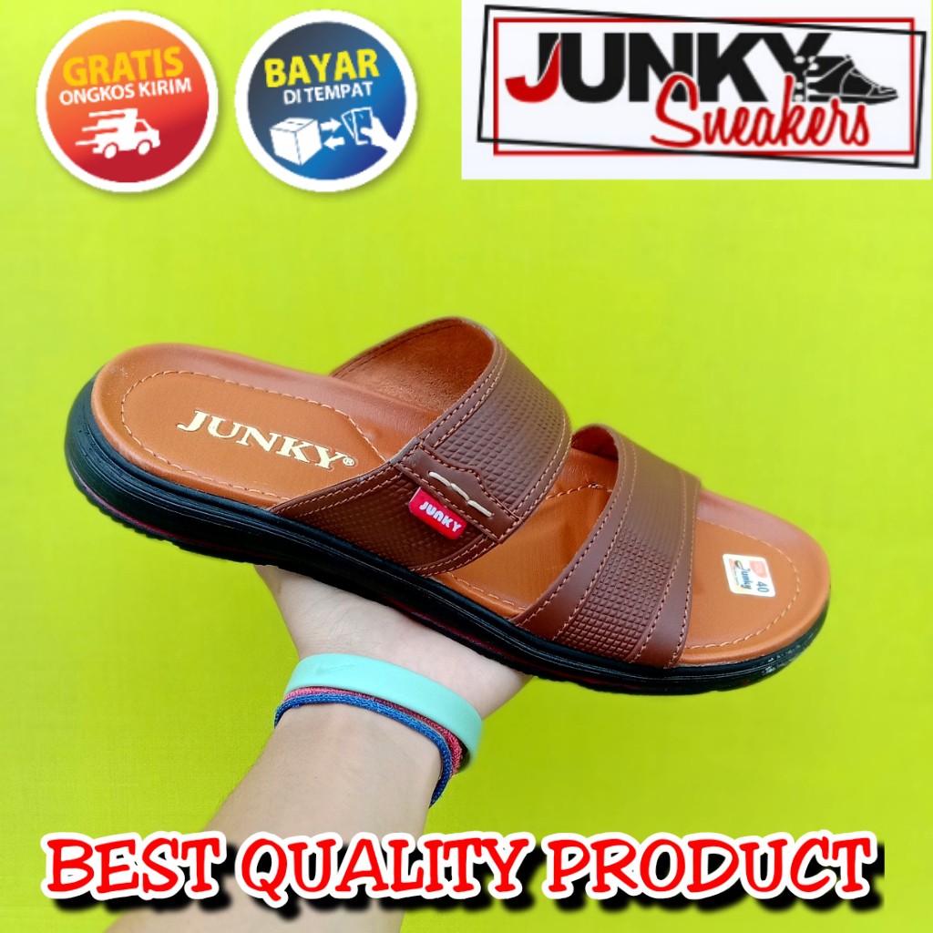  SANDAL  SLOP JUNKY JS 01 ORIGINAL  PRIA SANDAL  JEPIT  KEREN 