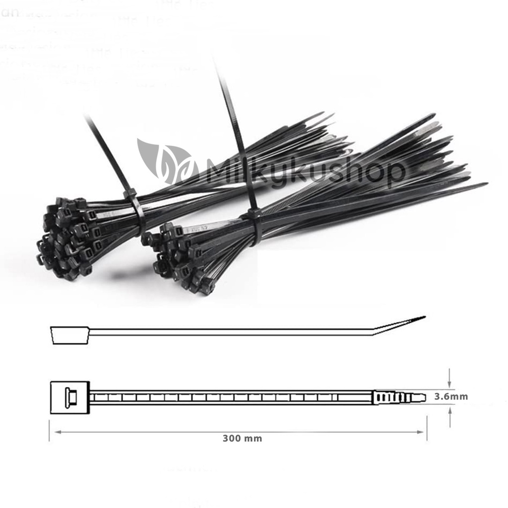 CABLE TIES NYLON SUPER 3.6 X 300 MM KABEL TIS