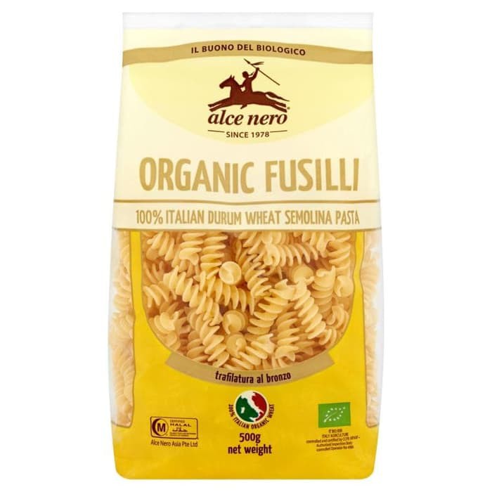 

Alce Nero Organic Fusilli 500 gr/ Pasta Gandum Organik / Pasta Spiral