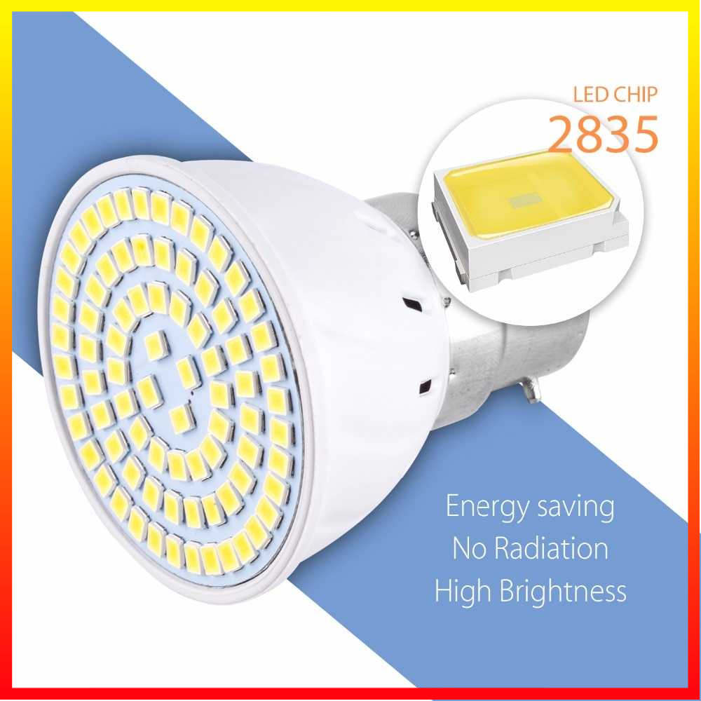 Lampu Sorot Bohlam LED Hemat Energi Tahan Lama Spotlight 180 Derajat Bulb 80 LEDs 9W 220V WENNI - 7RFL1RWH