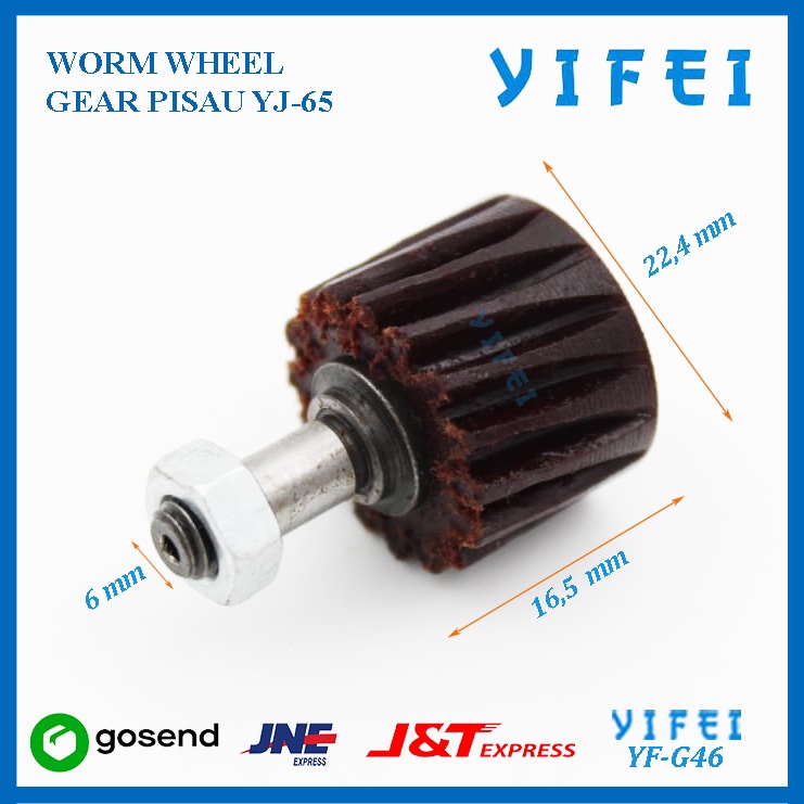 GEAR GIGI NANAS MESIN POTONG YJ-65/WORM WHEEL MESIN POTONG YF-G46