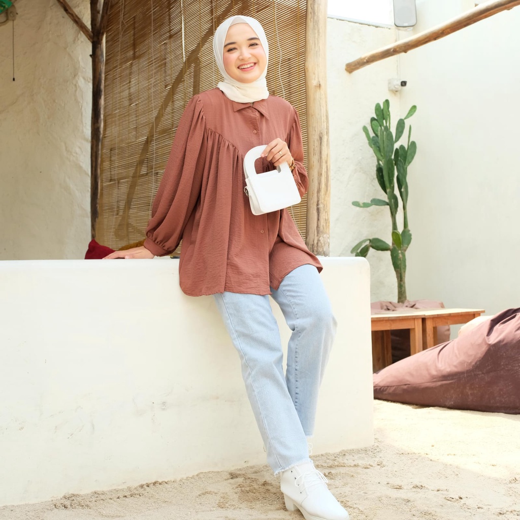 LEVRONKA TOP / BLOUSE / ATASAN WANITA / ATASAN KERJA