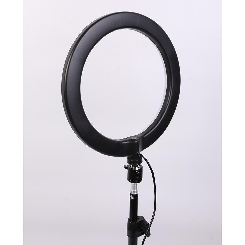 Lamou Ring Light LED Kamera 10 Inch with Smartphone Holder - RL-25 - White