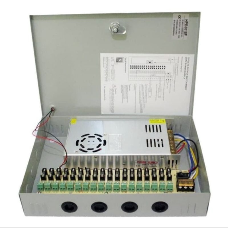 Power supply box 12v30A Psu box 12v30a central power cctv