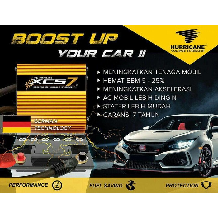 Hurricane XCS 7 FREE xcsR Mtr Gransi 7thn ORI XCS7 XCS5 XCS 5 XCS3 ECU otomotif