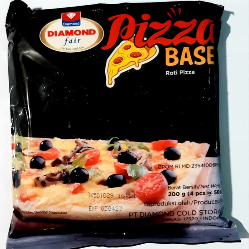 

DIAMOND Pizza Base 200gr isi 4 pcs