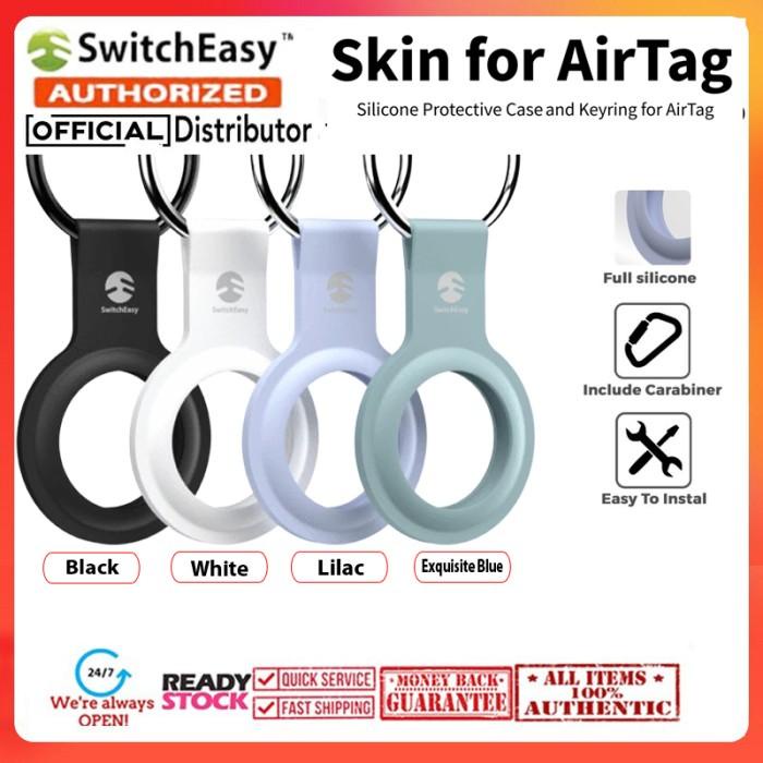 Jual Case Apple Air Tag Switcheasy Skin Silicone Keyring Bundle Airtag ...