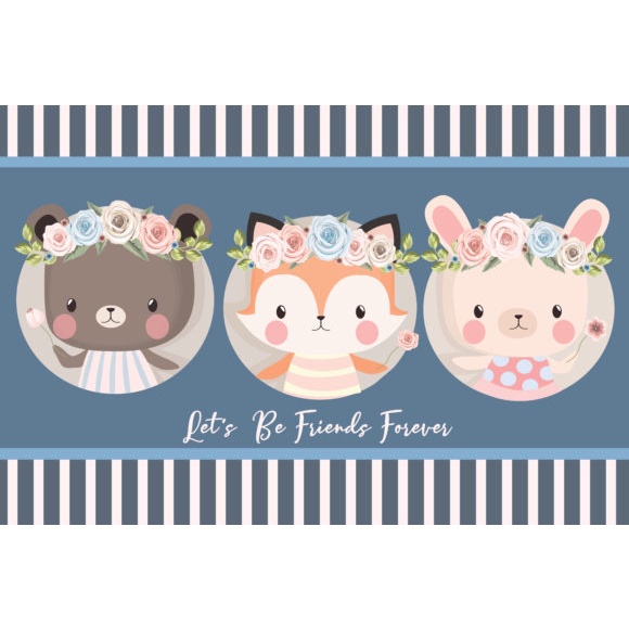 Woodland Friends Clipart Set