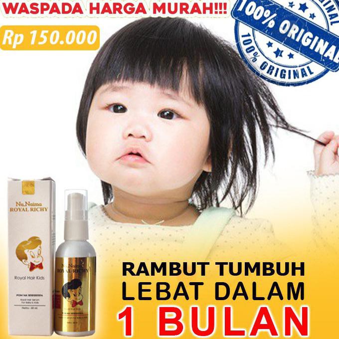NAUFA ROYAL RICHY-Penumbuh Rambut Bayi AnakMinyak Kemiri Original Hair Serum
