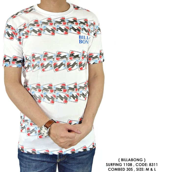 BAJU KAOS COWOK PRIA SURFING DISTRO BILLABONG 153