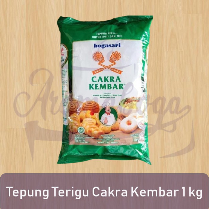 

Tepung terigu cakra kembar 1kg