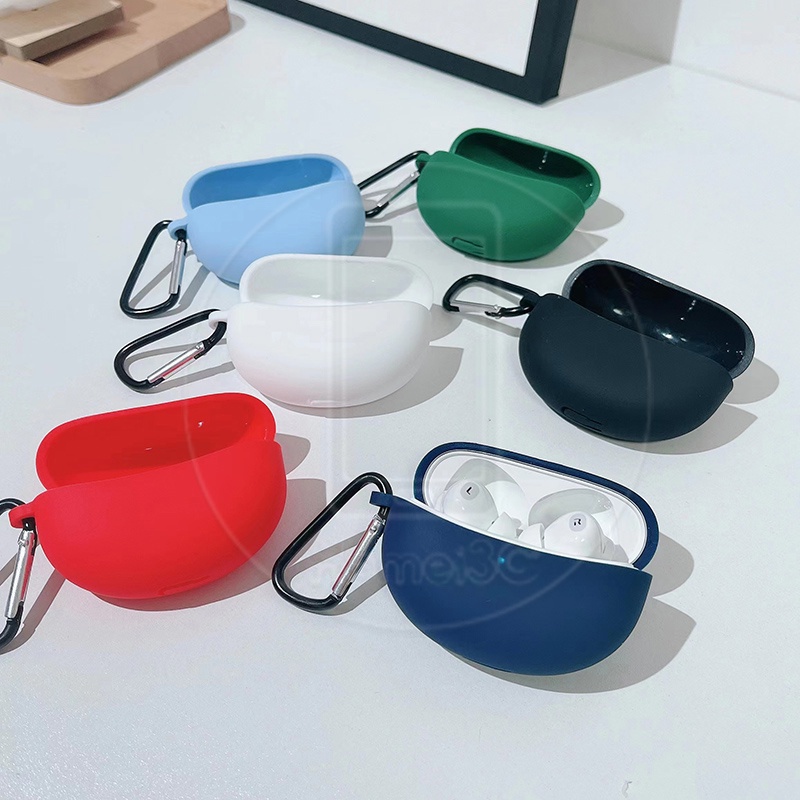 Soft Case Silikon TWS Oppo Enco Air 2 Pro + Carabiner