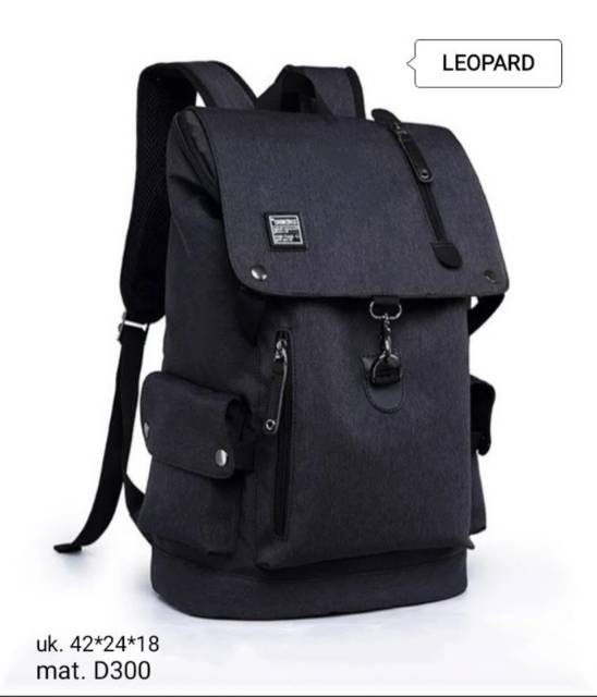 Tas ransel Sekolah backpack canvas - tas pria