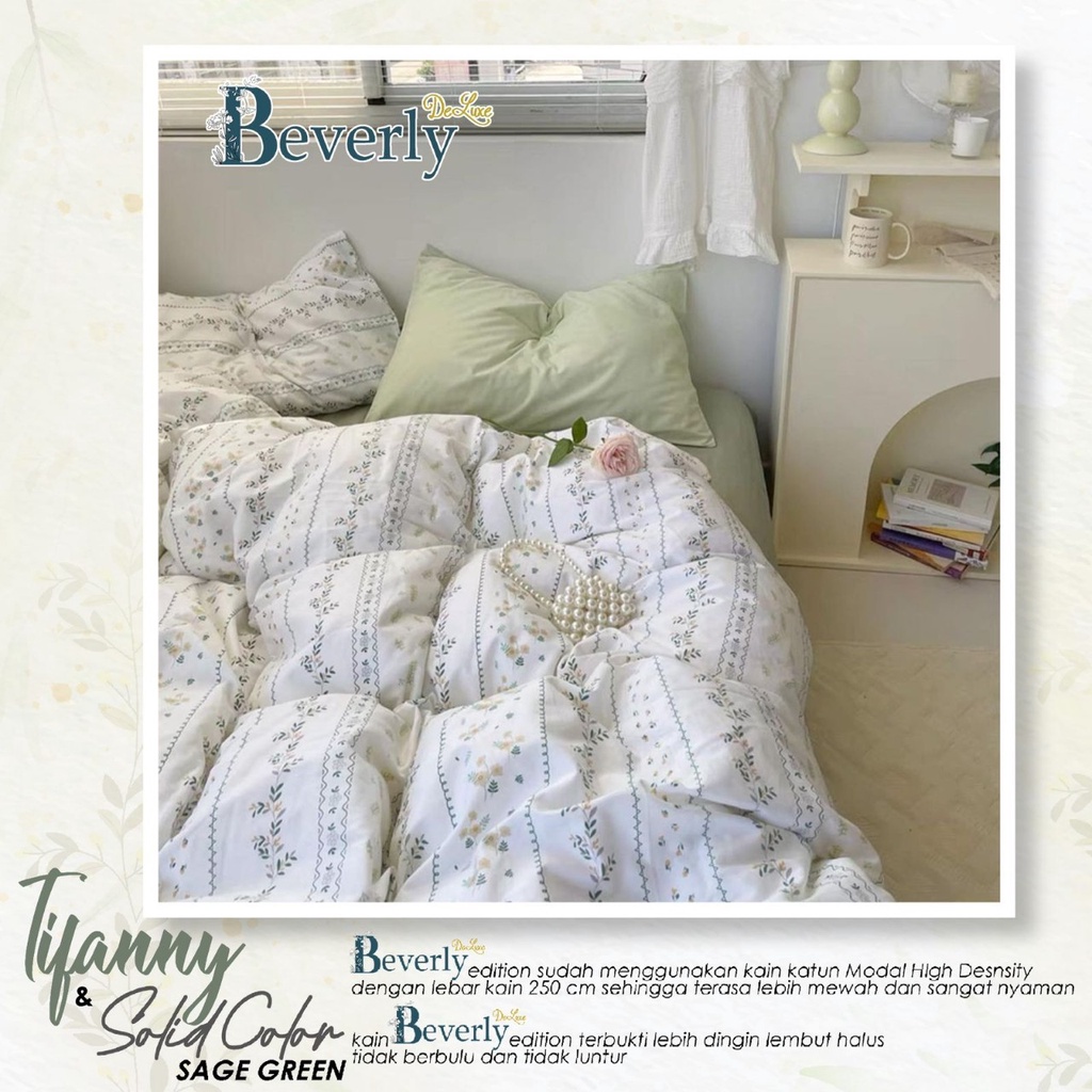 Sprei Katun Beverly motif Tifanny