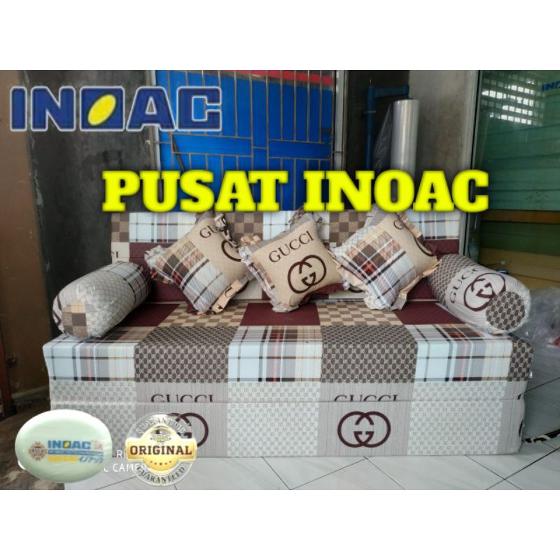 SOFABED(200cm x180cm x20cm)BISA JADI  KASUR No 01 BUSA INOAC EON D-23 ASLI ORIGINAL KUALITAS GARANSI