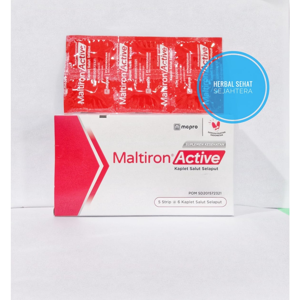 Jual MALTIRON ACTIVE Maltiron Active Tablet Maltiron Aktiv