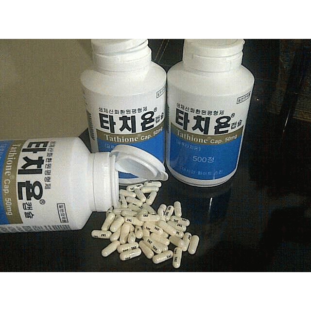 [Ecer 60 Butir] Tathione Korea Whitening Capsule / Tationil Kapsul Korea TAT