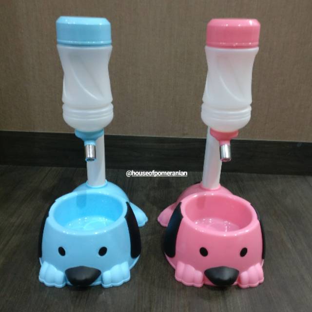 Botol minum anjing kucing hewan tempat makan dog cat bottle drinking bowl