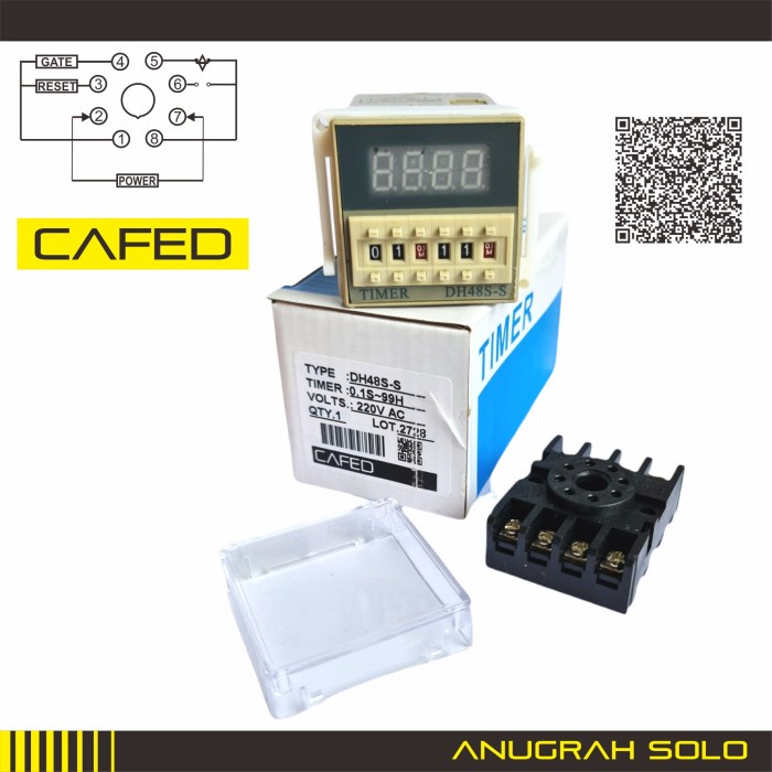 Cindiashope Cycle Timer Twin Timer Dh48S-S Timer Digital