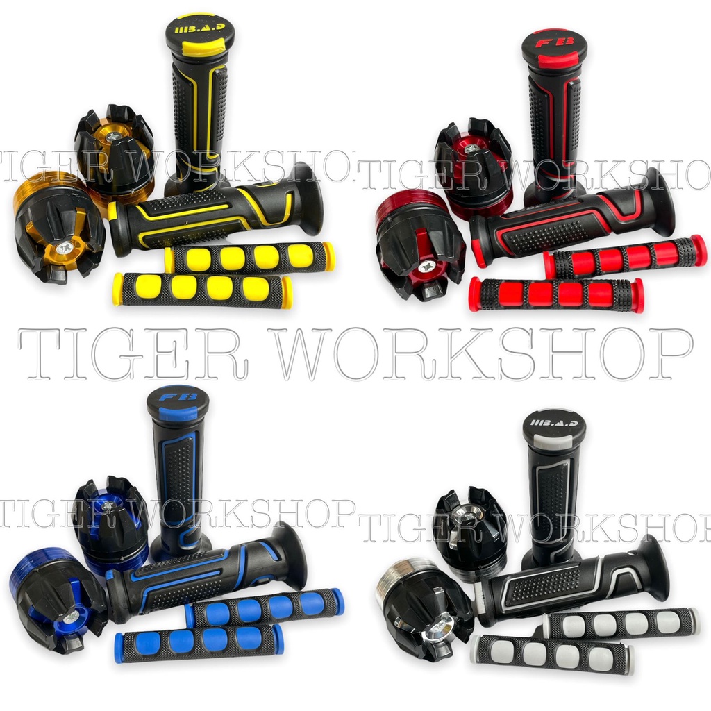 paket 3in1 variasi motor handgrip BAD robot jalu as naga karet handle untuk semua jenis motor