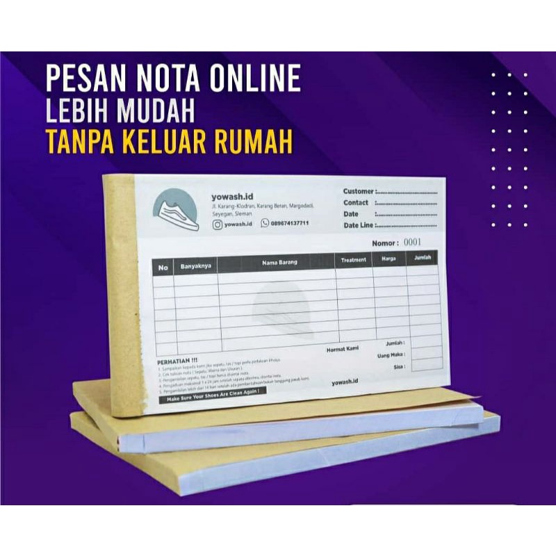 

Cetak Bon Nota Kontan
