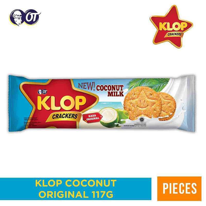 Klop Crackers Coconut 117g