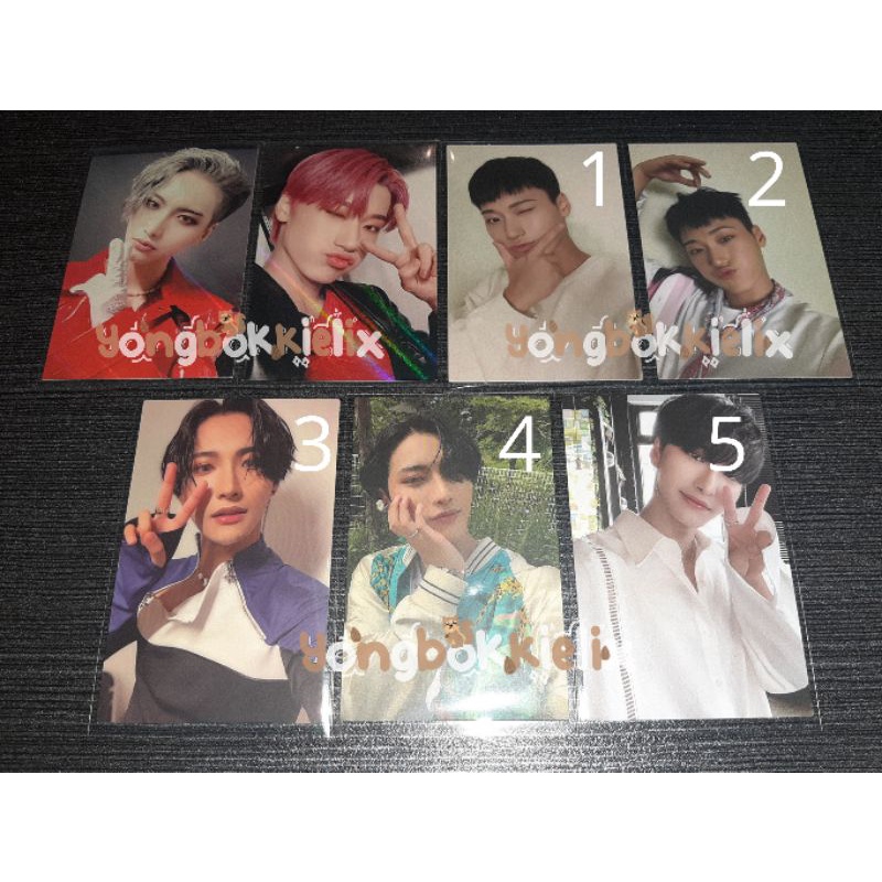 ateez san seonghwa yglobal fever pt2 pt3 photocard pc