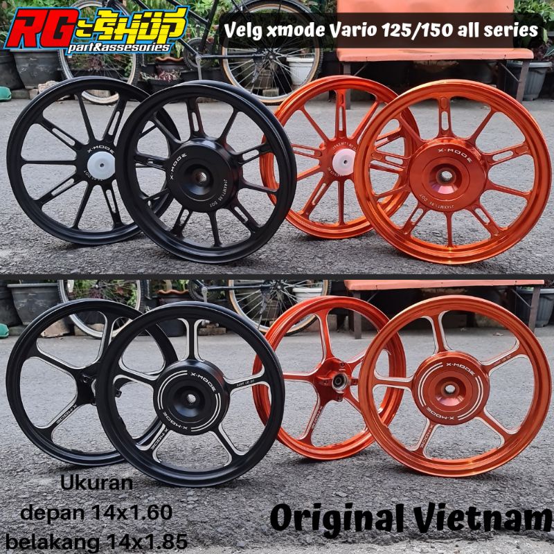 velg alumunium xmode x-mode Vario 125 150 PCX CBU original vietnam