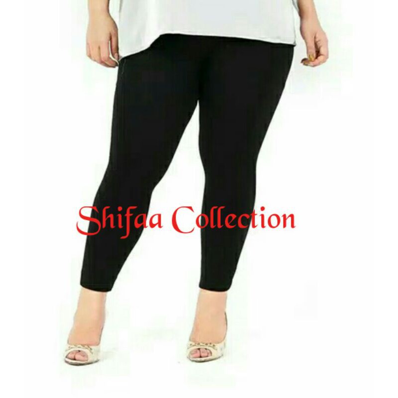 Celana Legging Murah / Celana Leging Jumbo / Celana Legging Panjang Wanita Bahan Spandek (BB 40-65 kg Jumbo)