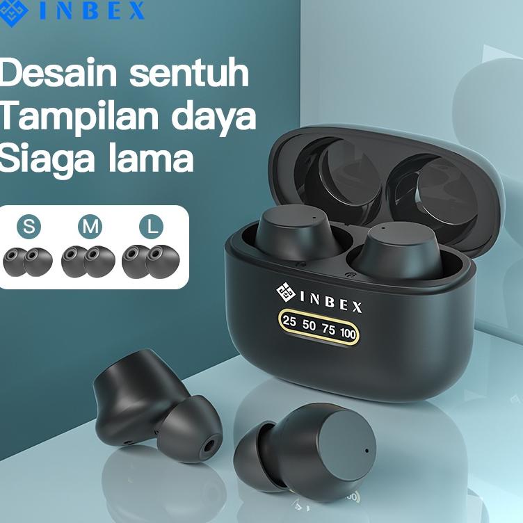 KKN.19Au22ˣ • INBEX TWS Earphone Nirkabel Headset/M8 headphone Bluetooth 5.0 Touch Sensor Noise Canc