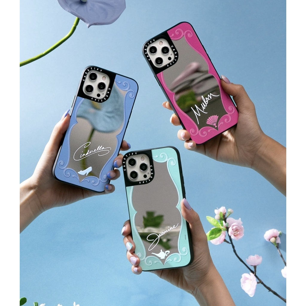 CASETiFY Disney Princess Mirror Case (iPhone 12/12Pro/12Pro Max/7/8/7+/8+/X/XS/XS Max/11/11 Pro/Max)