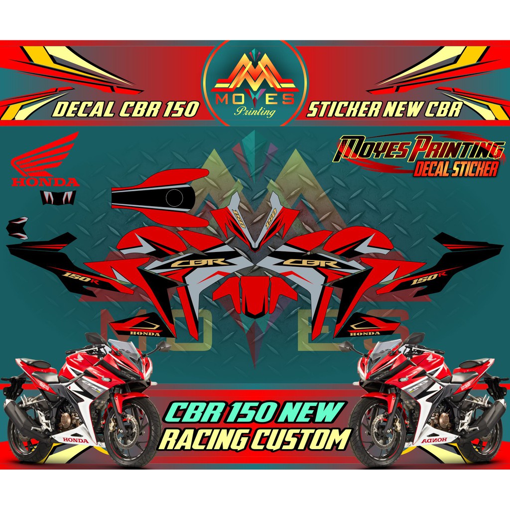 Sticker Full Body Honda CBR 150 - Decal Full Body Motor All New CBR 150 Racing Custom
