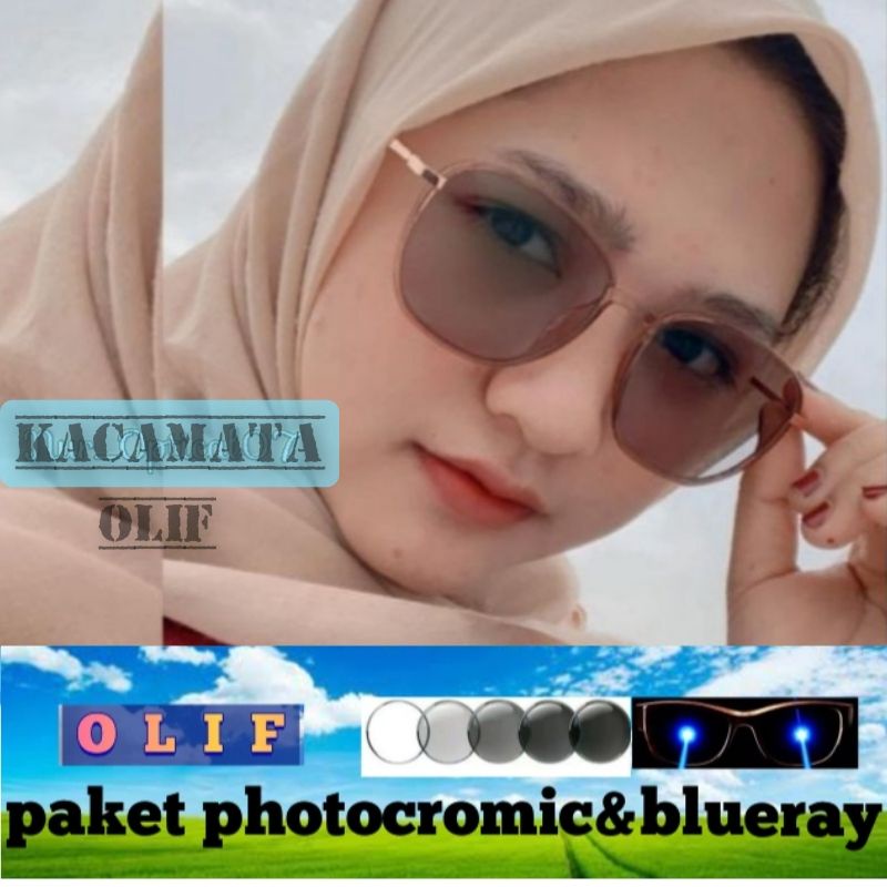 FRAME KACAMATA PHOTOCROMIC  98008 PRIA&WANITA | Size 14cm Tinggi 4,8cm