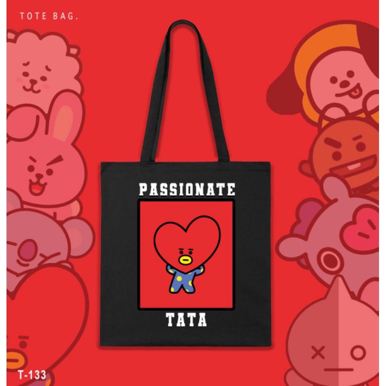 TOTE BAG PASSIONATE BT21