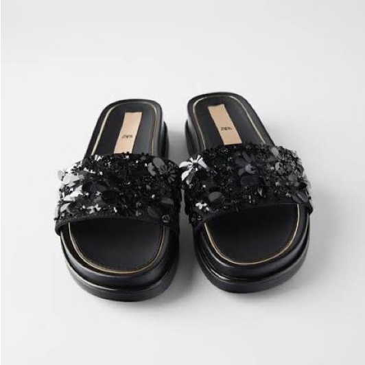 Sandal Platform with Sequins ZR-193