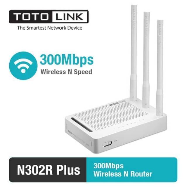 Totolink 300Mbps Wireless n Router N302R plus