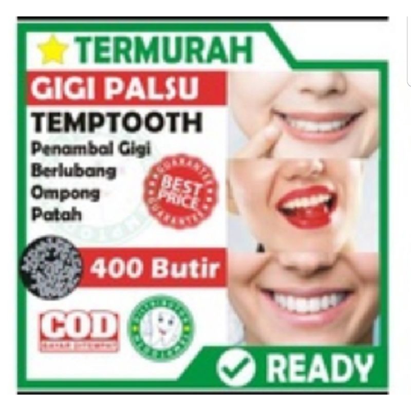TEMPTOOTH-SUPER KUAT Penambal Penutup Gigi Ompong Buat Gigi Palsu Sendiri
