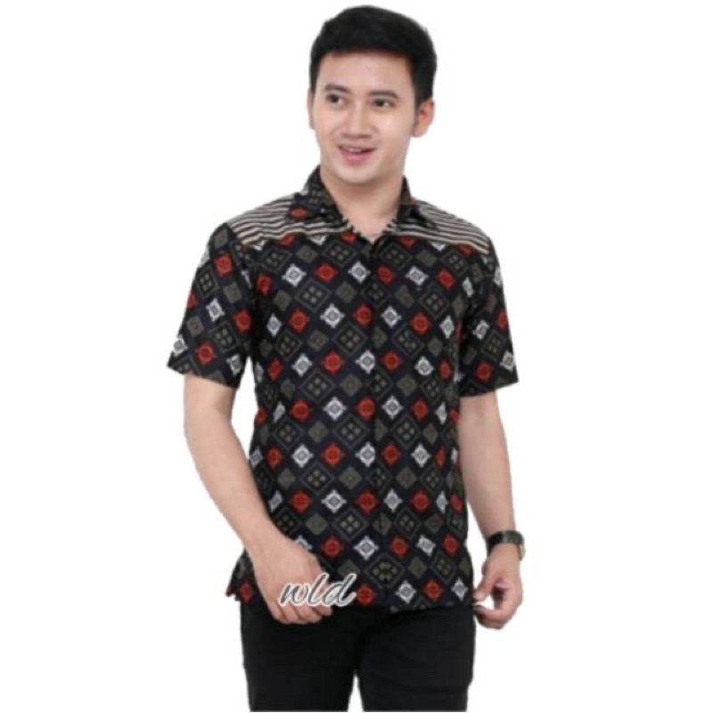 NEW ARRIVAL DISTRO BATIK PRIA BORDIR SOGAN HRB026 BATIKAF NOTOARTO BATIK IPNU-IPPNU HEM PRIA Bel-HEM Abbas