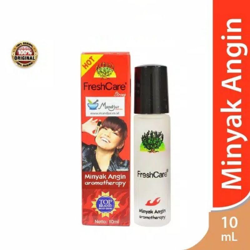 ORIGINAL FRESHCARE STRONG 10 ML / FRESH CARE MINYAK ANGIN STRONG 10ML AROMATHERAPY ROLL ON