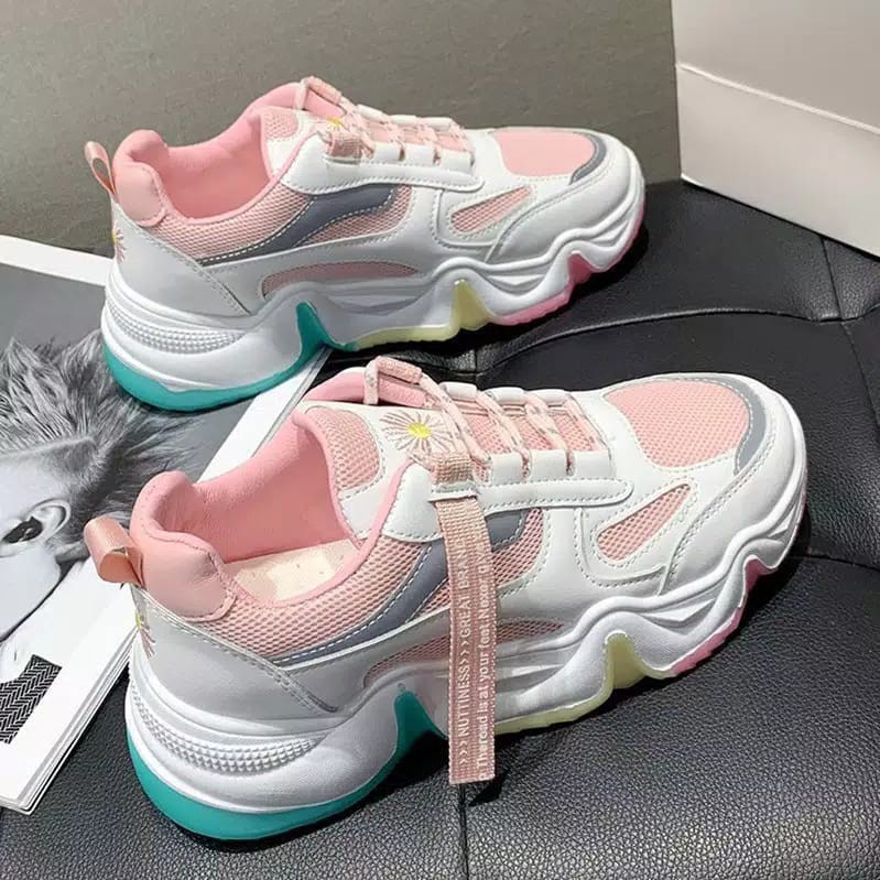 Sepatu Sneakers Wanita IMPORT AR01 Elastis lentur Trendy