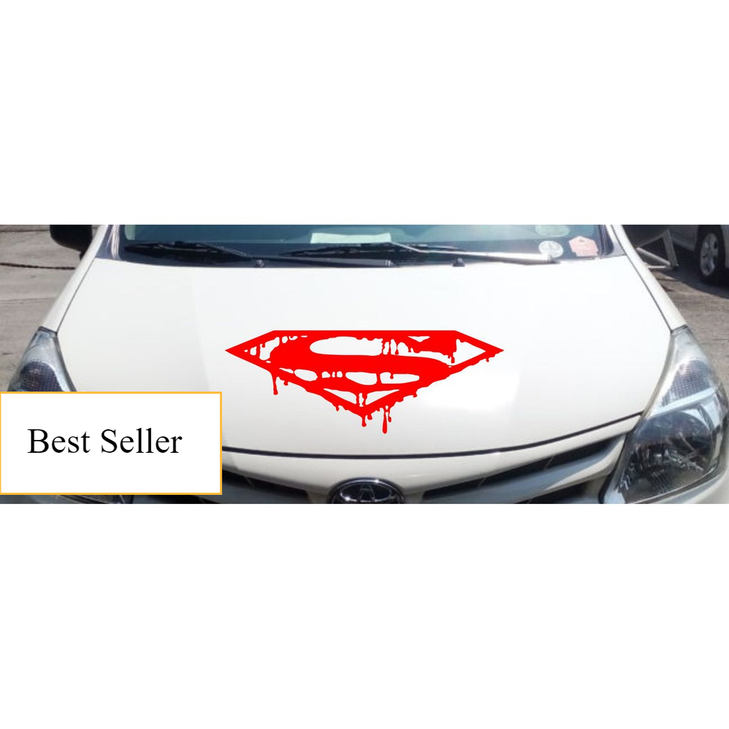 

CUTING STIKER STICKER SUPERMAN BLOOD COOL