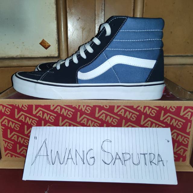 Vans SK8 HI Navy Original ( Resmi Pt. Navya )