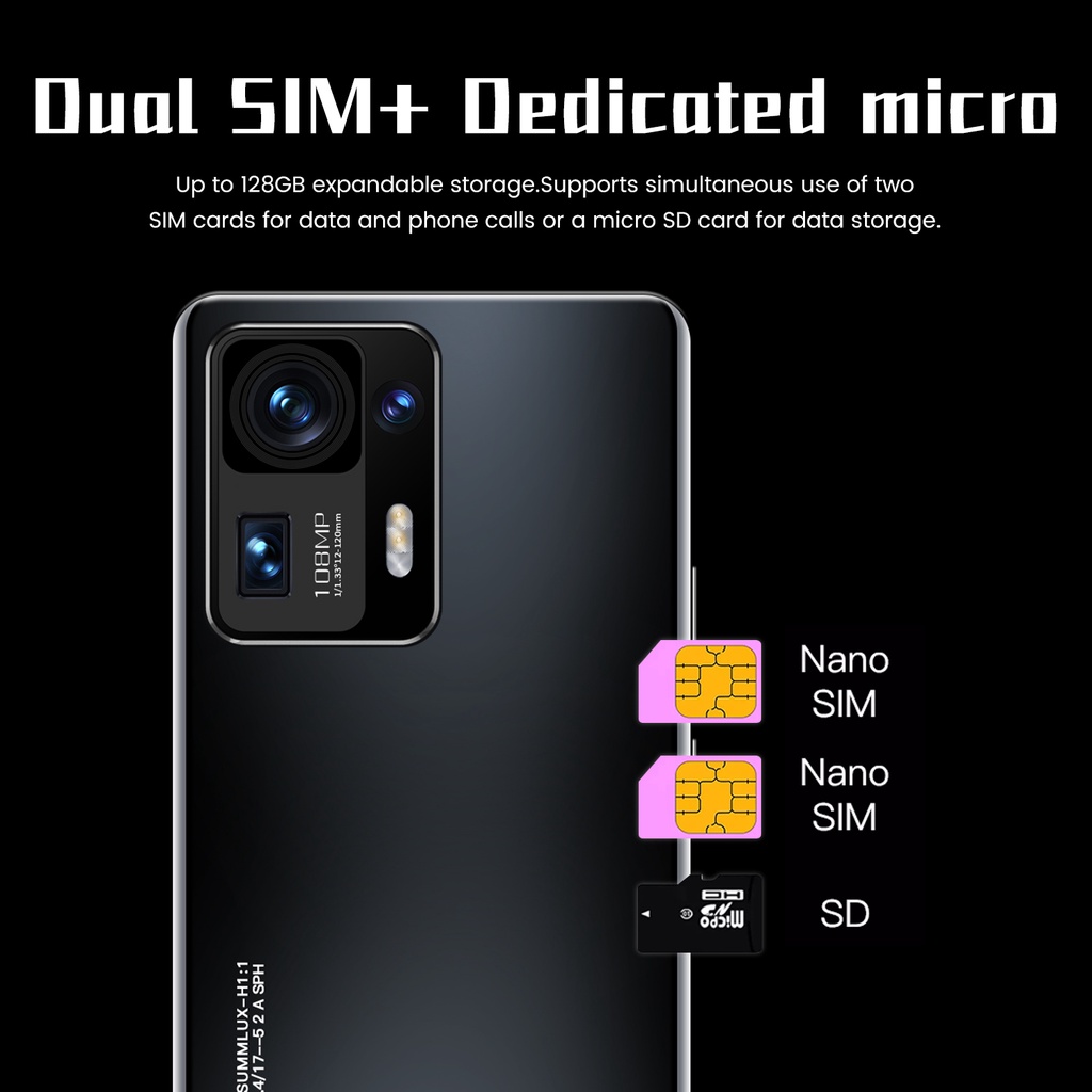 【Produk Baru Panas】 HP 5G Handphone MX4 Global Smartphone 6G + 128GB Versi Global Layar 5.5-inch Bluetooth Dual SIM Fingerprint Unlock