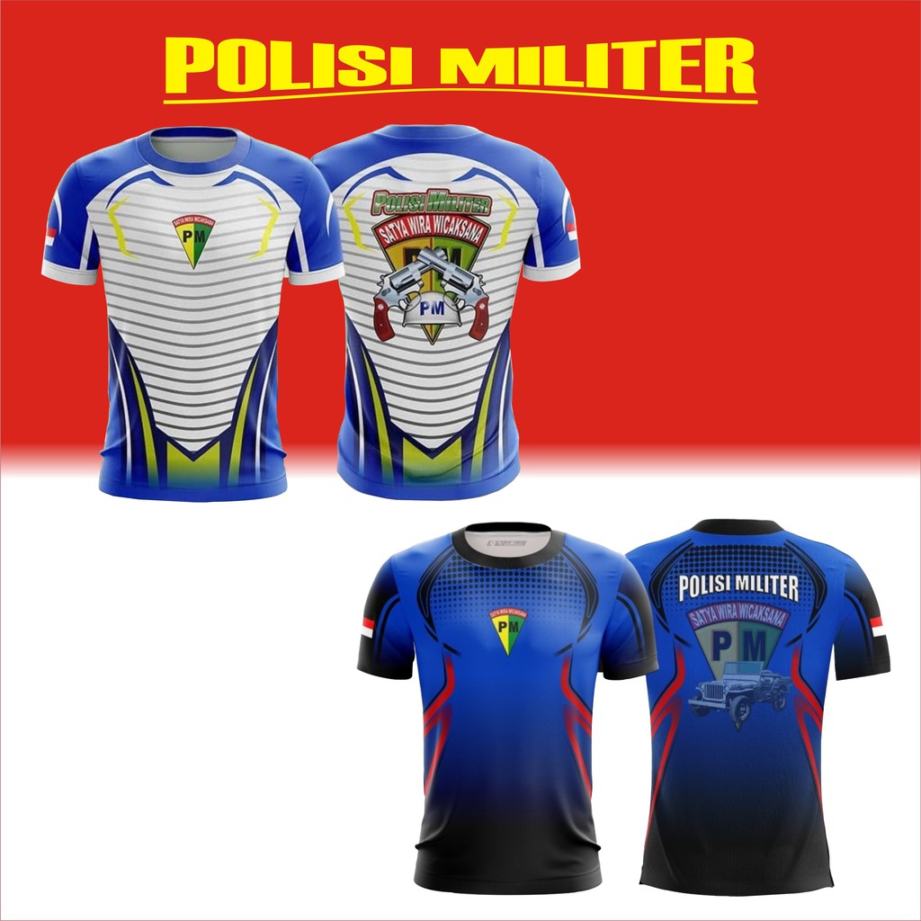 Seragam Kaos Polisi Militer