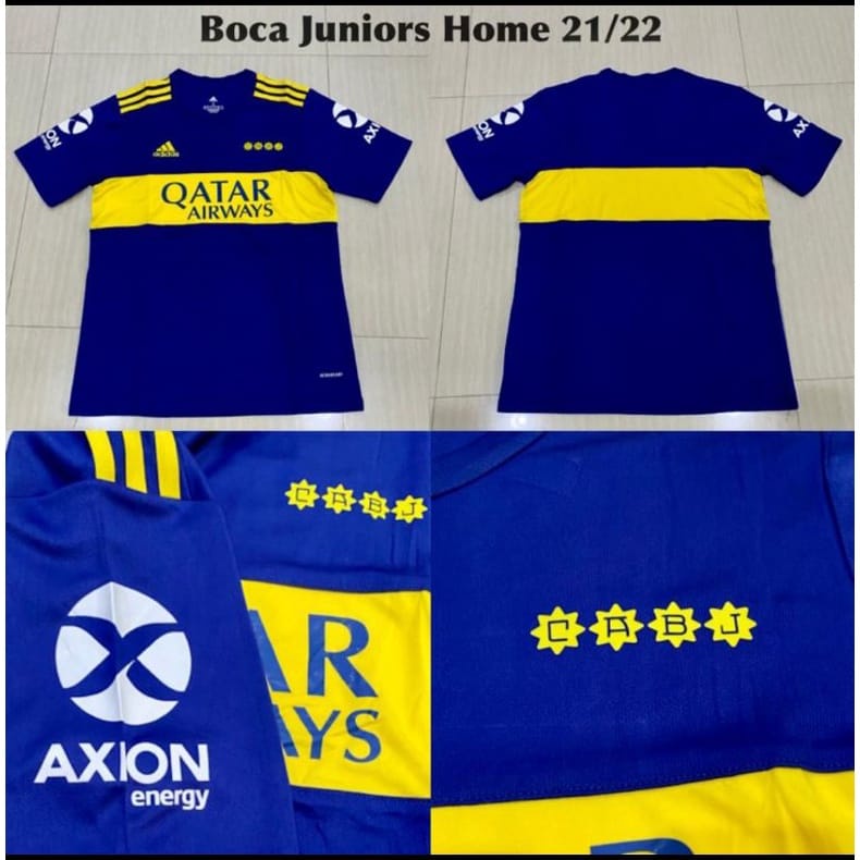 Jersey Boca Home Junior 2021 2022 Grade Ori Import Baju Sepak Bola Barca Terbaru Premium Quallity