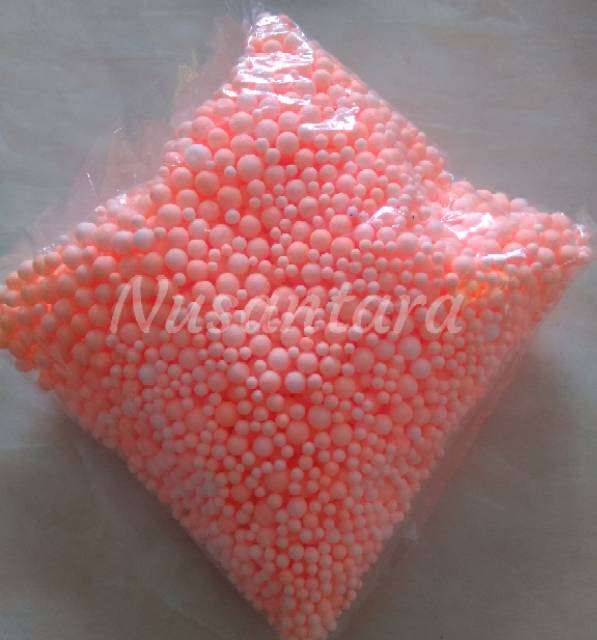 Gabus sterofoam butiran/Gabus suvenir/ Gabus Styrofoam warna warni untuk suvenir pesta prakarya7